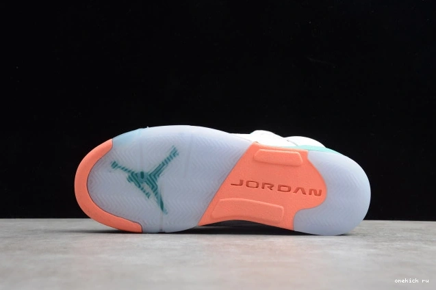 Rep Onekick Light 440892-100 Air Jordan GS Aqua 5 0821